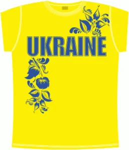Украинский орнамент желтая